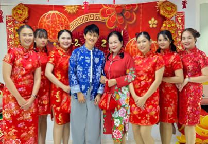 โรงพยาบาลรามคำแหง ร่วมฉลองเทศกาลตรุษจีนด้วยการมอบส้มมงคลแก่ผู้รับบริการ