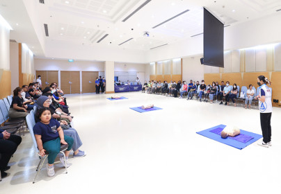 รพ.รามคำแหงจัดอบรม “การช่วยชีวิตขั้นพื้นฐาน (CPR) และการใช้เครื่อง AED สำหรับประชาชนทั่วไป” ปีที่ 3