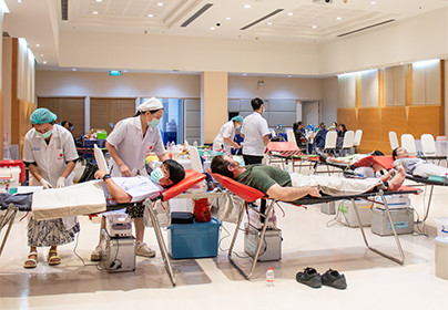 Impressions from the 62nd Blood Donation Event by Ramkhamhaeng Hospital in collaboration with the Thai Red Cross Society
